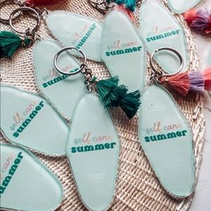 Selfcare Summer Keychain Motel Style